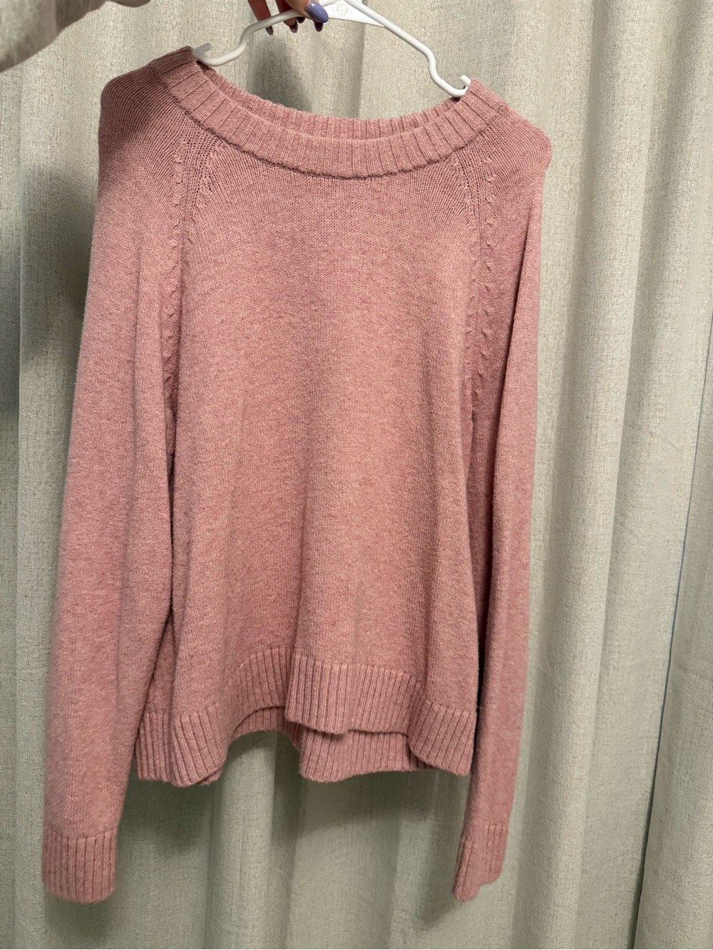 GAP Rose Dusty Pink Crewneck Sweater